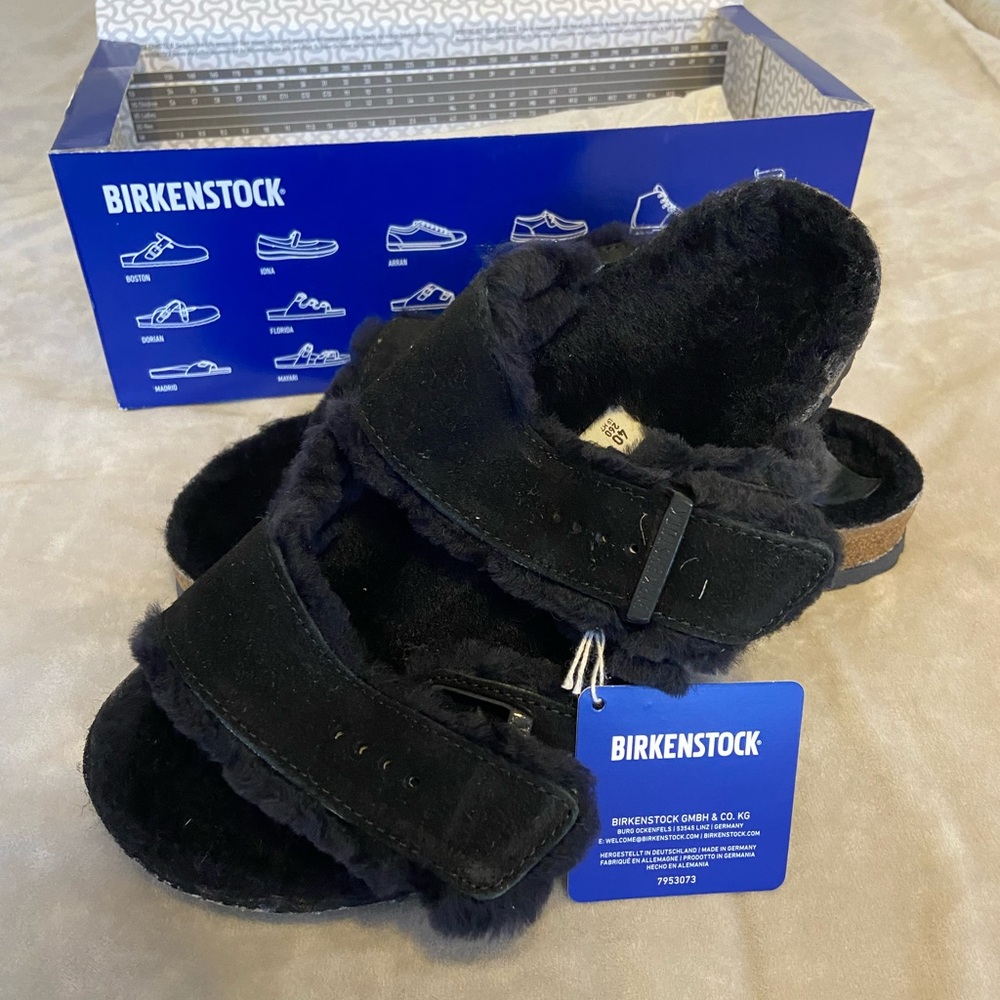 ✨ NWT Arizona Shearling Birkenstocks EU 40 & US 9-9.5✨